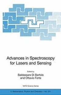 cover of the book Advances in spectroscopy for lasers and sensing