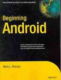 cover of the book Beginning Android