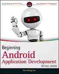 cover of the book Beginning Android application development