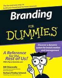 cover of the book Branding for dummies