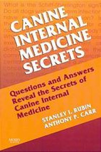 cover of the book Canine internal medicine secrets