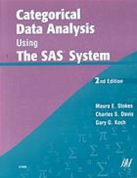 cover of the book Categorical data analysis using the SAS system