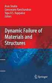 cover of the book Dynamic failure of materials and structures