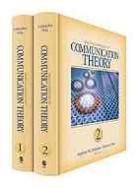 cover of the book Encyclopedia of communication theory  [2 vols]