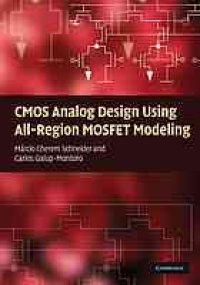 cover of the book CMOS analog design using all-region MOSFET modeling