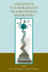 cover of the book Cognitive vulnerability to emotional disorders