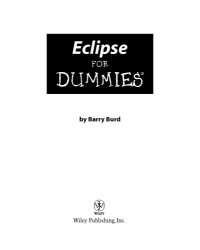 cover of the book Eclipse for dummies