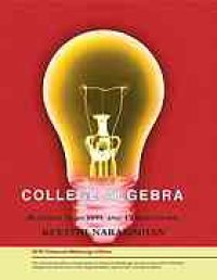 cover of the book College algebra : building concepts and connections