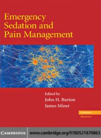 cover of the book Emergency sedation and pain management