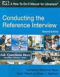 cover of the book Conducting the reference interview : a how-to-do-it manual for librarians