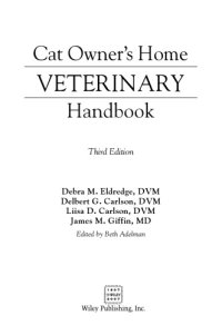 cover of the book Cat Owner's Home Veterinary Handbook