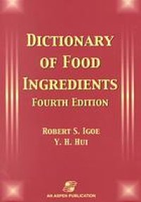 cover of the book Dictionary of food ingredients