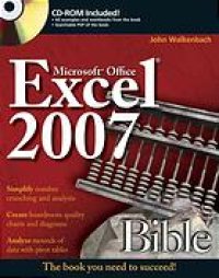 cover of the book Excel 2007 bible