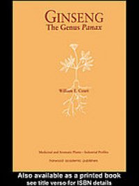 cover of the book Ginseng : the genus Panax