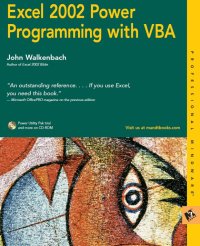 cover of the book Excel 2002 power programming with VBA