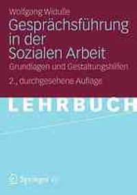 cover of the book Gesprächsführung in der Sozialen Arbeit: Grundlagen und Gestaltungshilfen