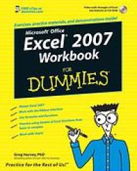 cover of the book Excel 2007 workbook for dummies