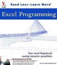 cover of the book Excel programming : your visual blueprint for creating interactive spreadsheets