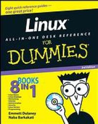 cover of the book Linux all-in-one desk reference for dummies