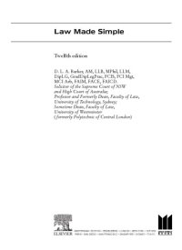 cover of the book Law made simple