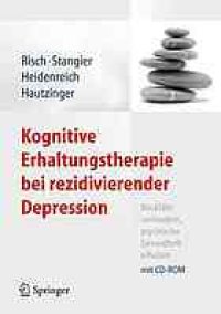 cover of the book Kognitive Erhaltungstherapie bei rezidivierender Depression: Rückfälle verhindern, psychische Gesundheit erhalten