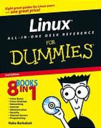 cover of the book Linux all-in-one desk reference for dummies