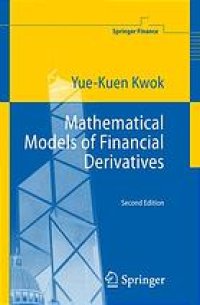 cover of the book Mathematical models of financial derivatives