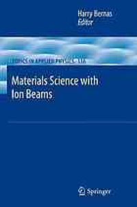 cover of the book Materials science with ion beams