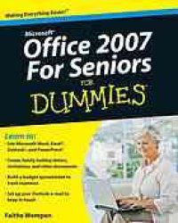 cover of the book Microsoft Office 2007 for seniors for dummies