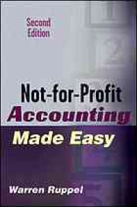 cover of the book Not-for-profit accounting made easy