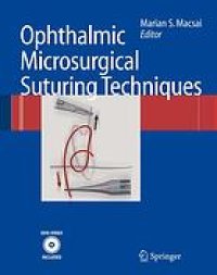 cover of the book Ophthalmic microsurgical suturing techniques