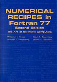 cover of the book Numerical recipes in FORTRAN. Book