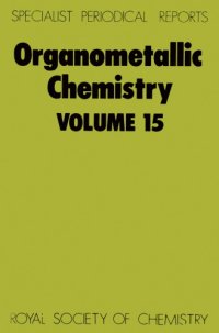 cover of the book Organometallic chemistry. : a review of the literature published during 1985