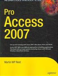 cover of the book Pro Access 2007