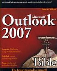 cover of the book Microsoft Outlook 2007 bible