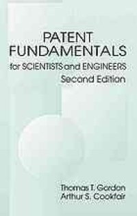 cover of the book Patent fundamentals for scientists and engineers