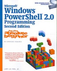 cover of the book Microsoft Windows PowerShell 2.0 programming for the absolute beginner