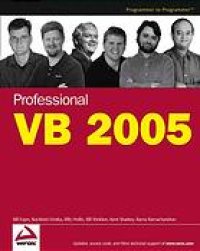 cover of the book Professional Visual Basic 2005