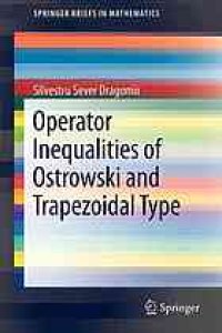 cover of the book Operator inequalities of Ostrowski and trapezoidal type