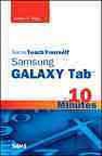 cover of the book Sams teach yourself Galaxy Tab in 10 minutes