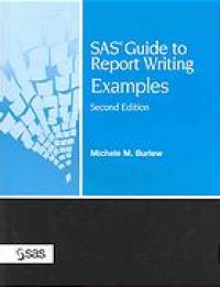 cover of the book SAS guide to report writing : examples