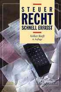 cover of the book Steuerrecht - Schnell erfasst