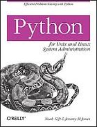 cover of the book Python for Unix and Linux system administration