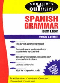 cover of the book Schaum's outline of Spanish grammar