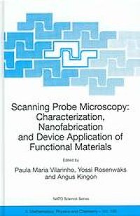 cover of the book Scanning probe microscopy : characterization, nanofabrication and device application of functional materials