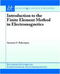 cover of the book Introduction to the finite element method in electromagnetics