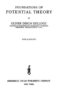 cover of the book Foundations of potential theory