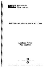 cover of the book Wavelets and applications