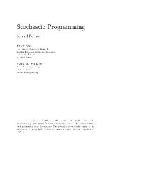 cover of the book Stochastic Programming