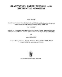 cover of the book Gravitation, gauge theories and differential geometry